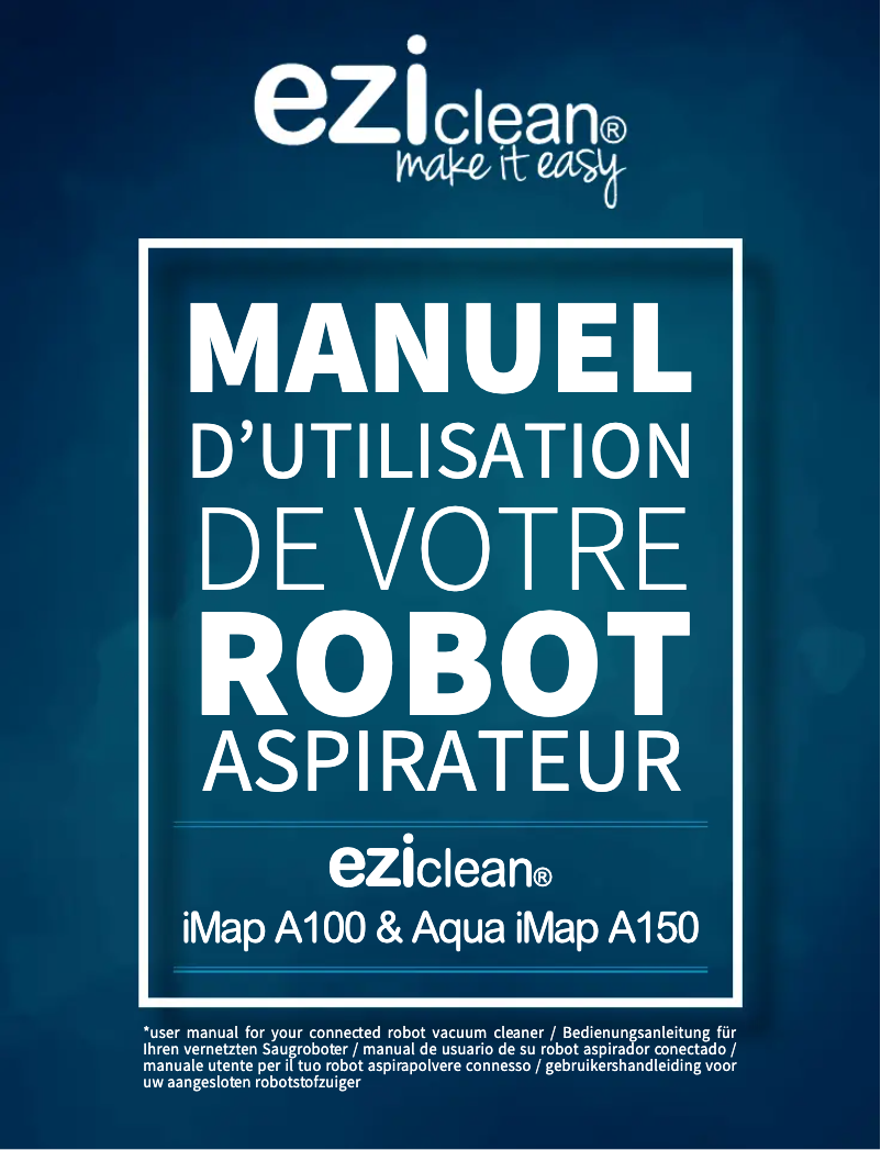 Page 1 de la notice Manuel utilisateur EZIclean iMap A100