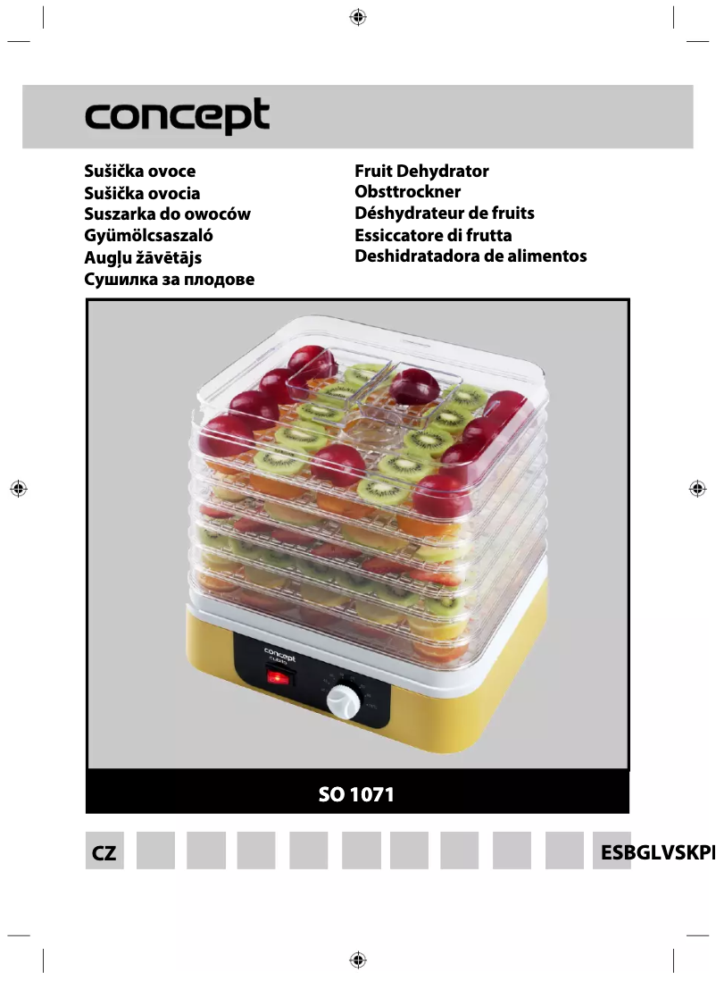 Page 1 de la notice Manuel utilisateur Concept SO1071