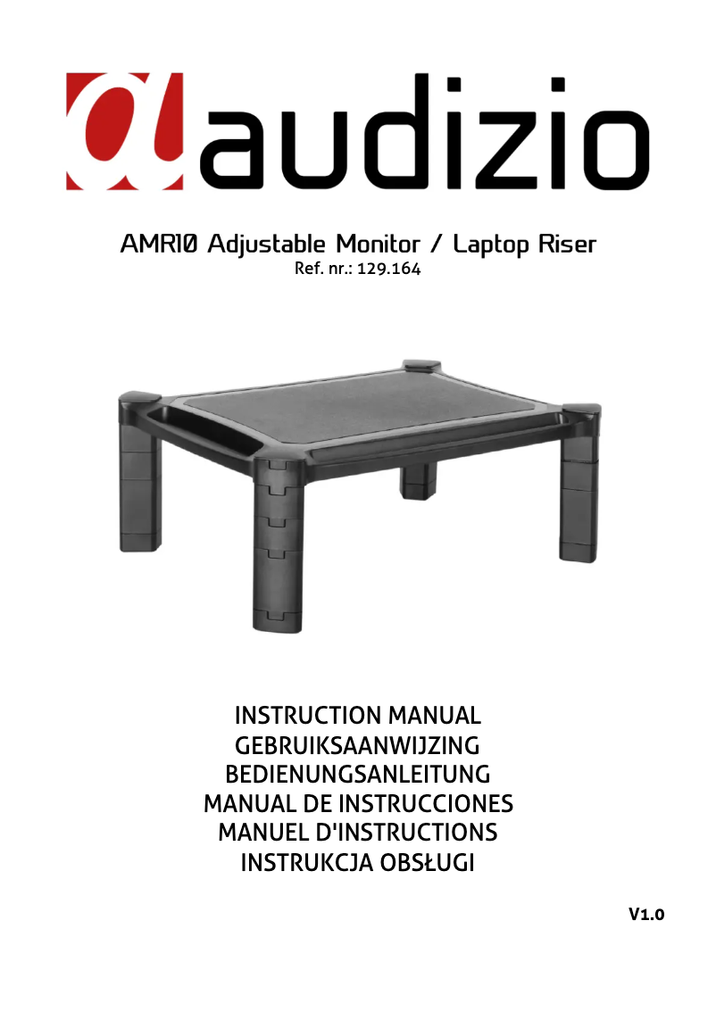 Page 1 de la notice Manuel utilisateur Audizio AMR10