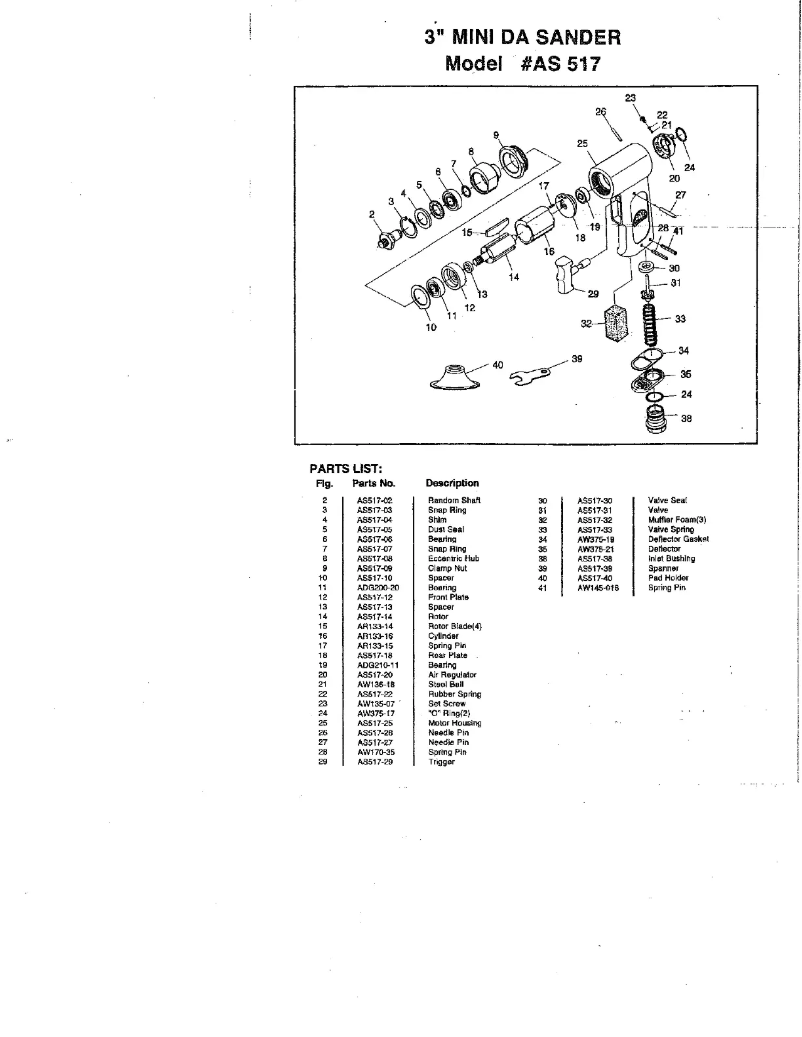 Image de la première page du manuel de l'appareil AS517