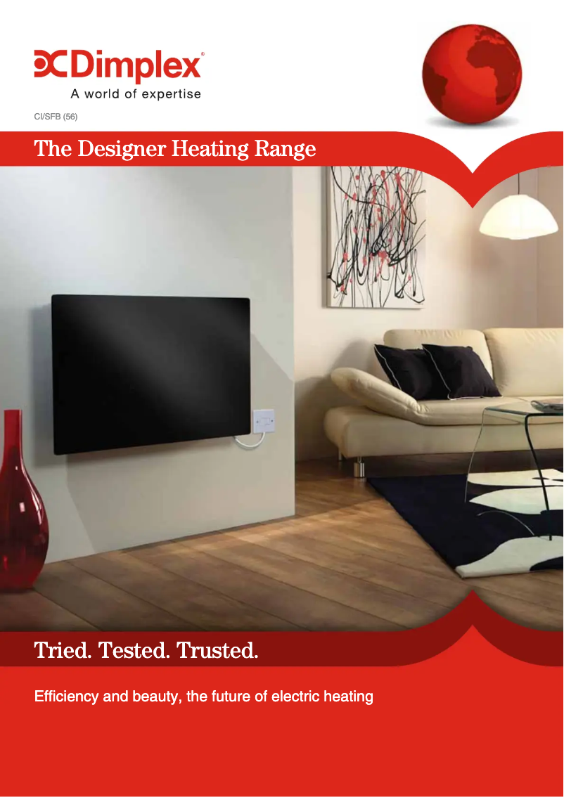 Page 1 de la notice Brochure Dimplex GFP050B