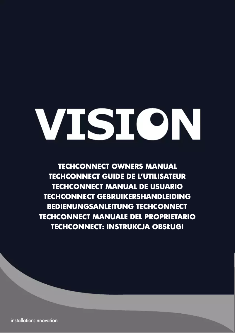 Page 1 de la notice Manuel utilisateur Vision TC2 5MCABLES