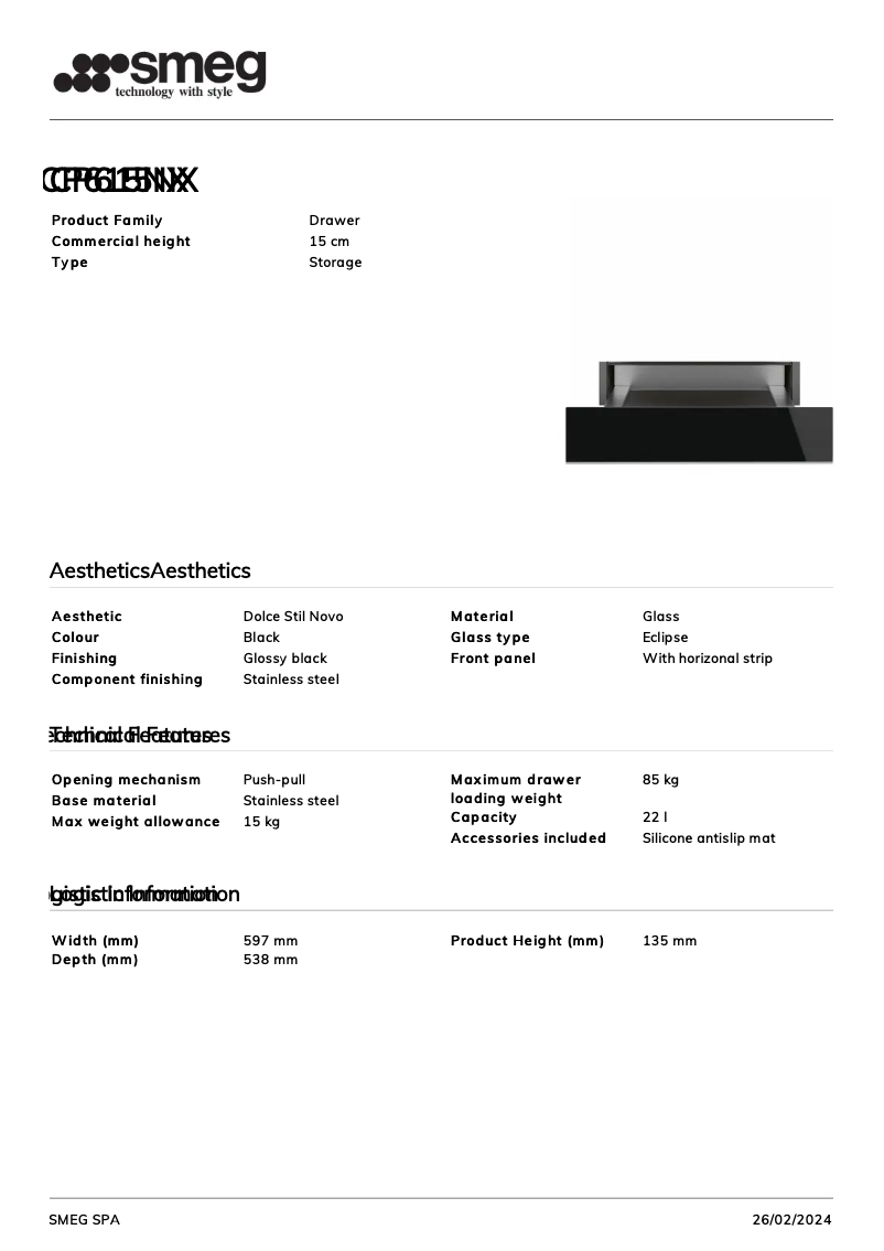 Image de la première page du manuel de l'appareil CP615NX
