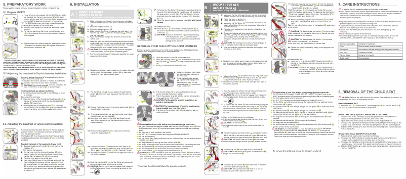 Page 1 de la notice Manuel utilisateur Römer Advansafix II Sict