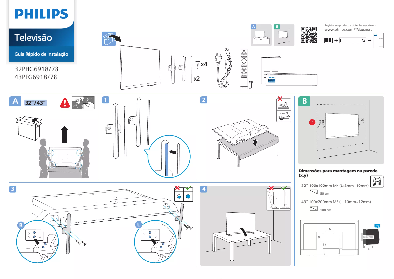 Page 1 de la notice Manuel utilisateur Philips 32PHG6918