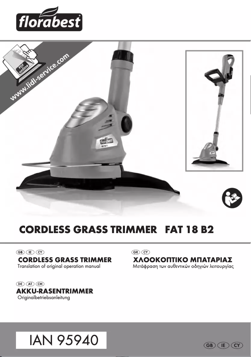 Image de la première page du manuel de l'appareil FAT 18 B2