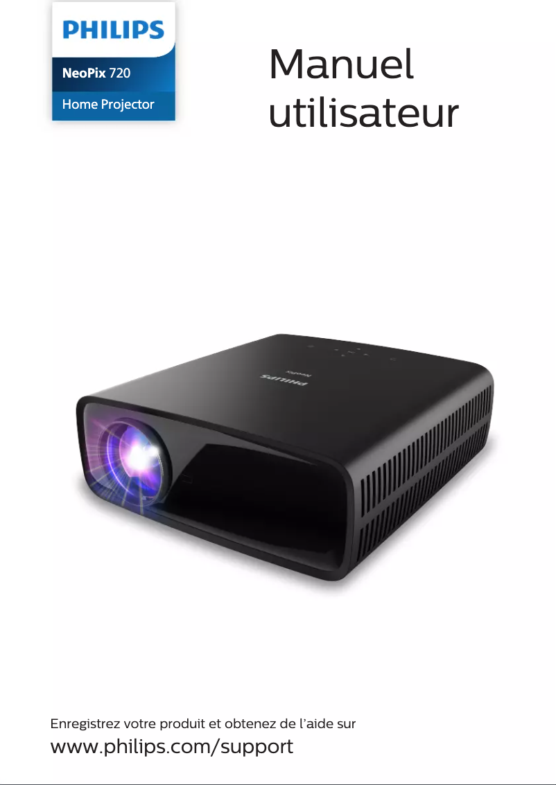 Page 1 de la notice Manuel utilisateur Philips NeoPix 720 NPX720