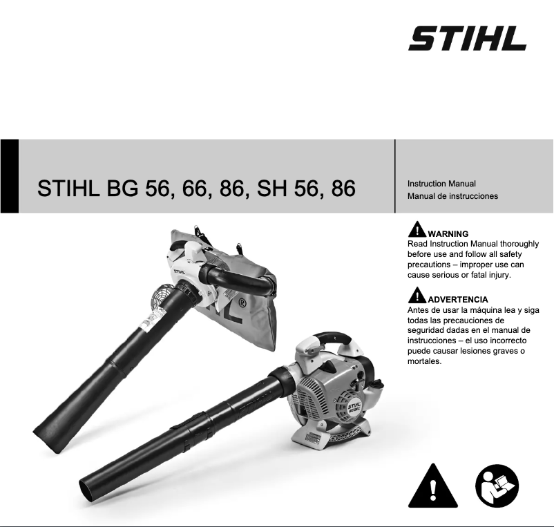 Page n°1 - Manuel utilisateur Stihl BG 66 L