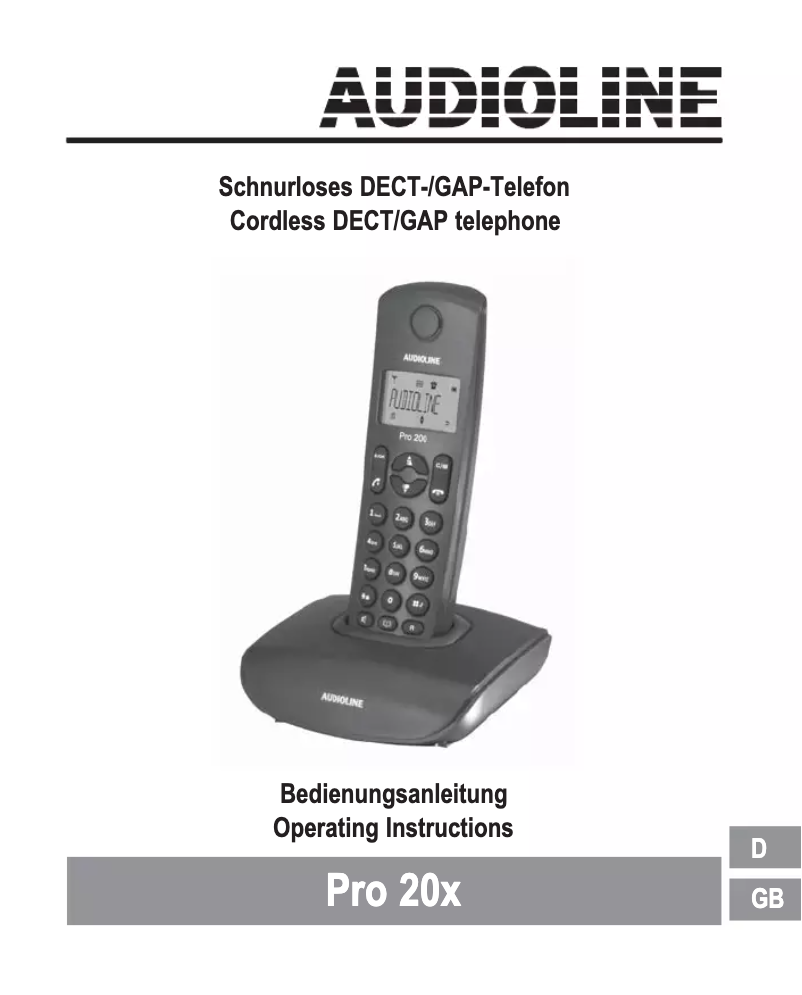 Image de la première page du manuel de l'appareil Pro 20x