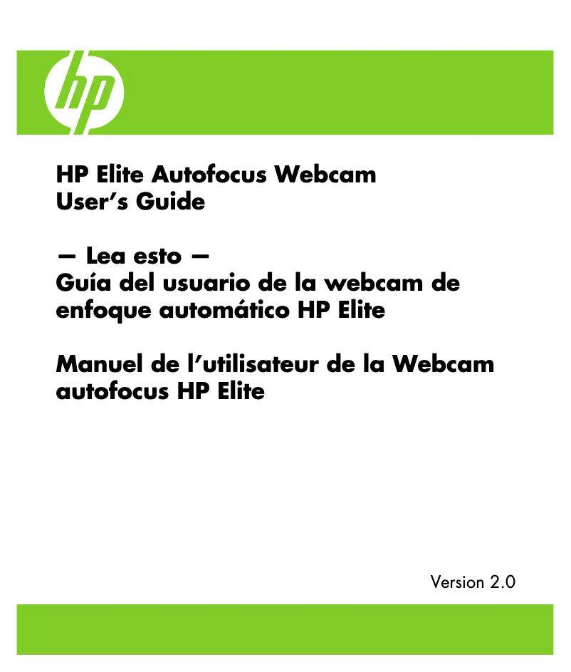 Page 1 de la notice Manuel utilisateur HP Elite USB-C Docking Station