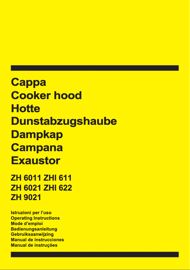 Image de la première page du manuel de l'appareil ZHI 611 G