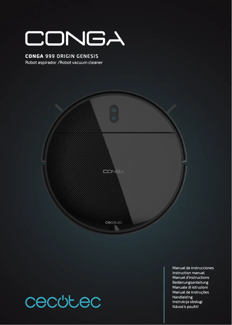 Page 1 de la notice Manuel utilisateur Cecotec Conga 999 Origin Genesis