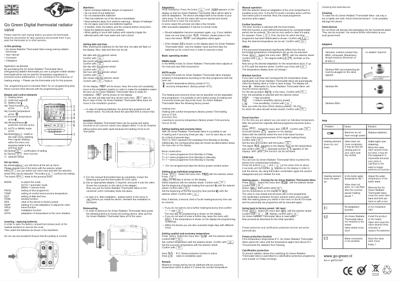 Imagen de la primera página del manual del dispositivo GTD7010341
