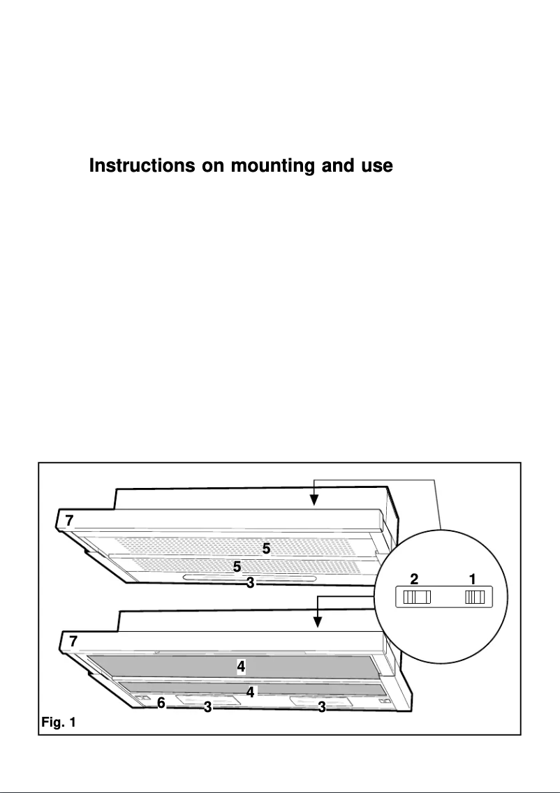 Página 1 del manual Manual de usuario Elica ELISLIM