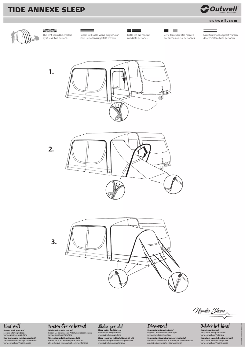 Image de la première page du manuel de l'appareil Tide Annexe Sleep