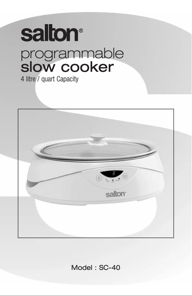 Imagen de la primera página del manual del dispositivo SC-40