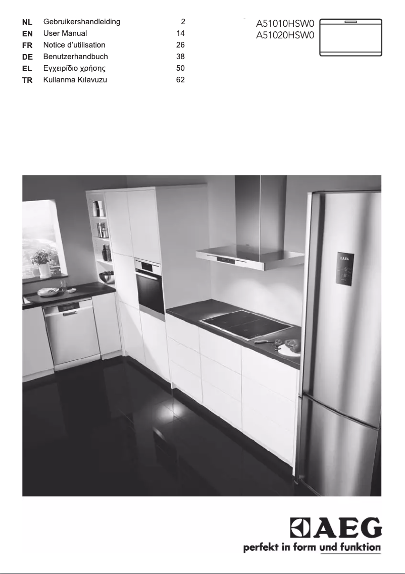 Image de la première page du manuel de l'appareil A51010HSW0