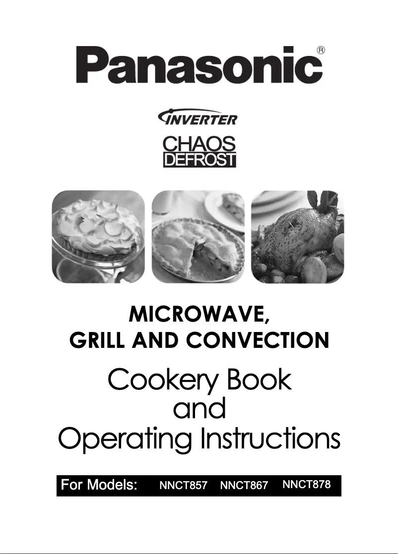 Image de la première page du manuel de l'appareil NN-CT867