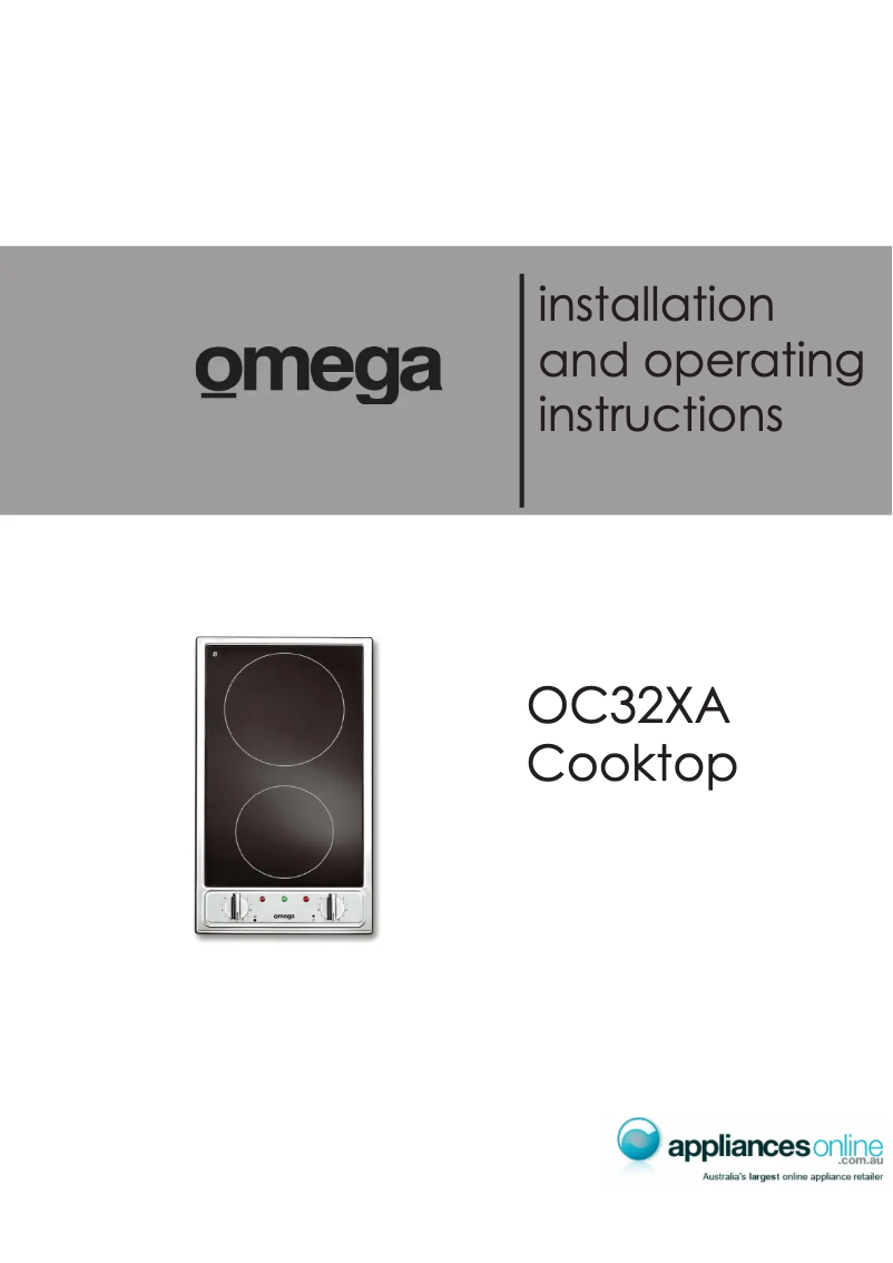 Page n°1 - Instructions / montage Omega OC32XA