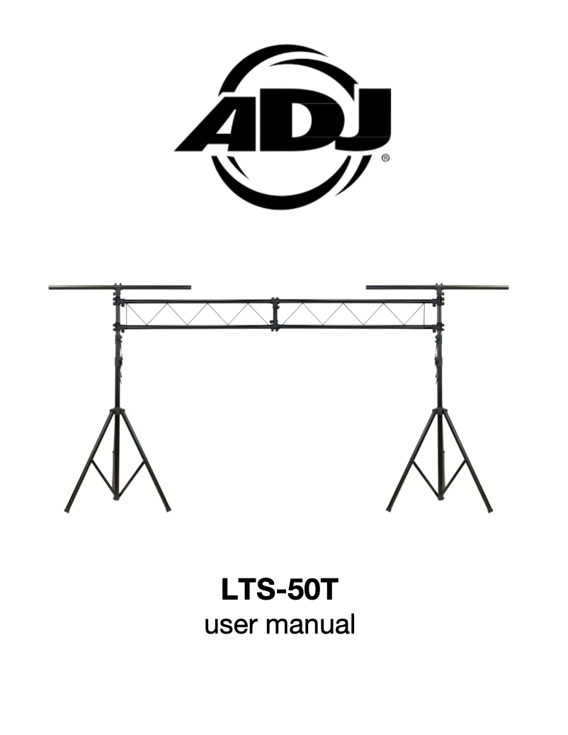 Image de la première page du manuel de l'appareil LTS-50T
