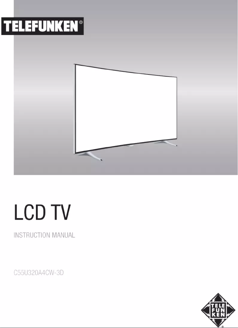 Page n°1 - Manuel utilisateur Telefunken C55U320A4CW