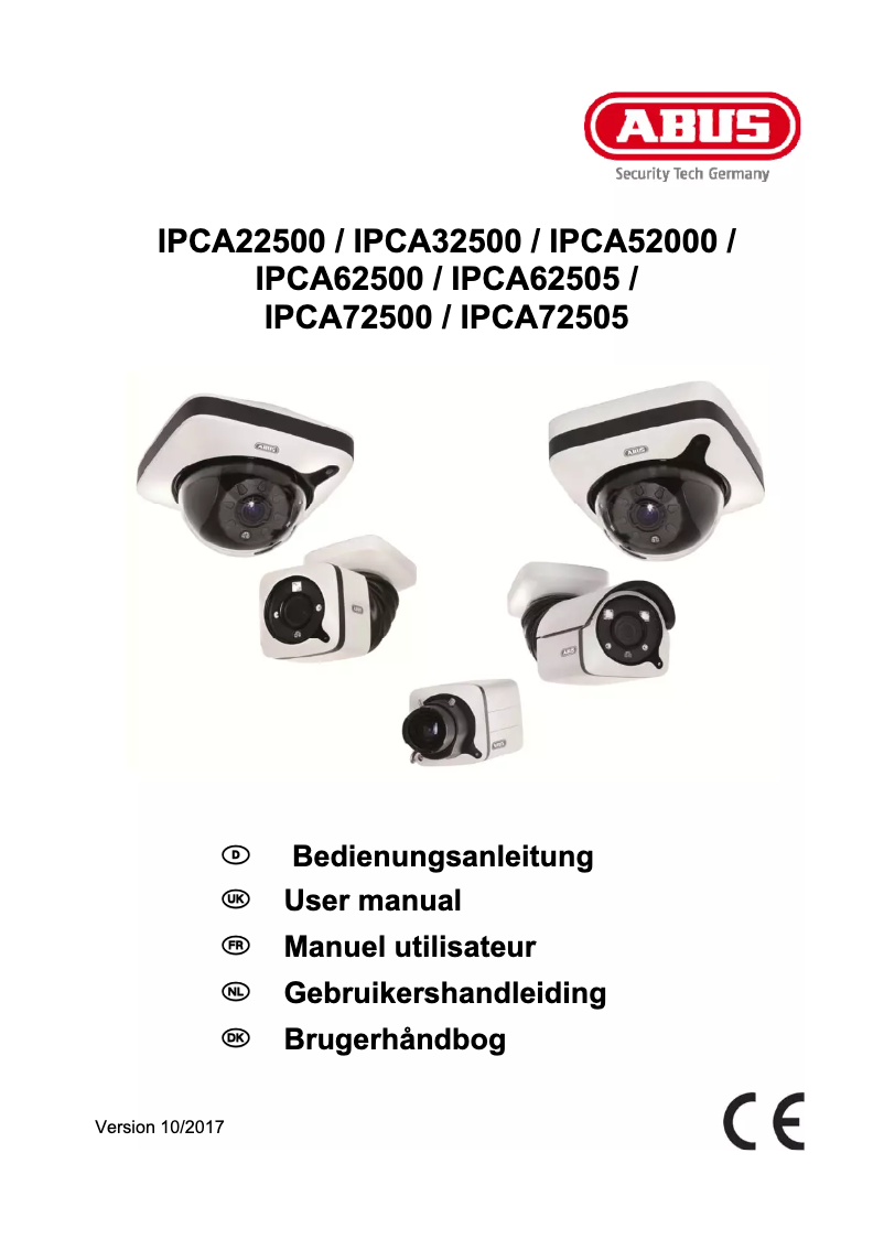 Imagen de la primera página del manual del dispositivo IPCA22500