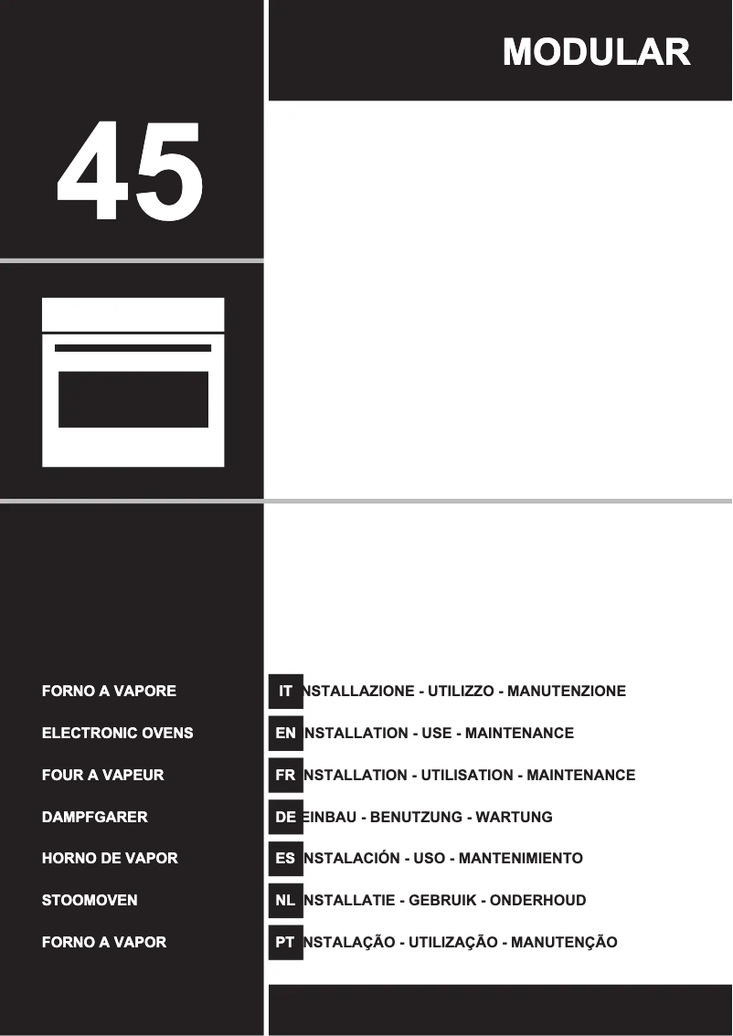 Page n°1 - Guide d'installation Ilve ILCS45X