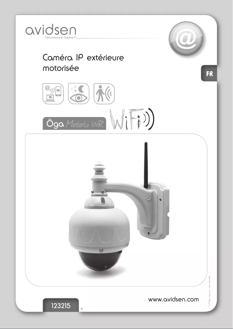 Page 1 de la notice Manuel utilisateur Avidsen Öga Motoriz WR 123215