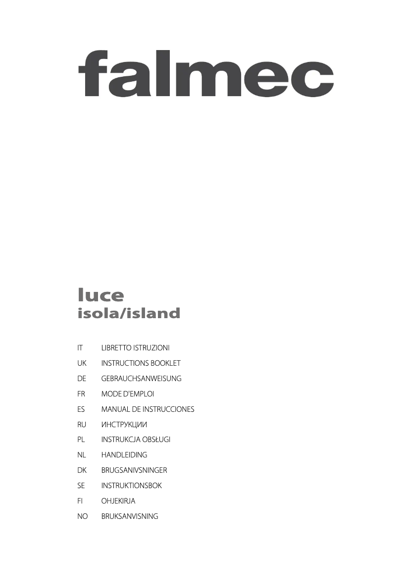Image de la première page du manuel de l'appareil Luce