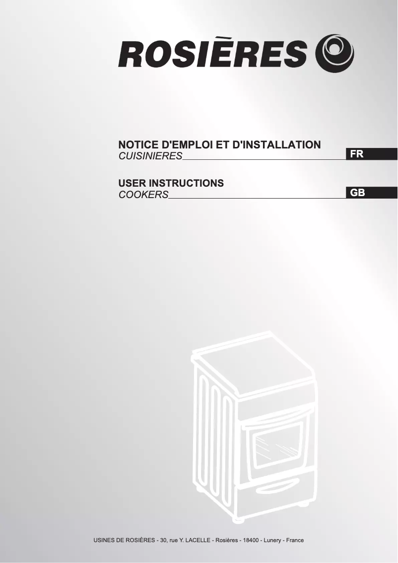 Page n°1 - Manuel utilisateur Candy FHP 603 X L