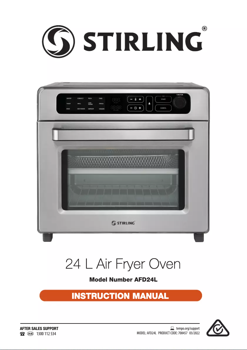 Page 1 de la notice Manuel utilisateur Stirling AFD24L