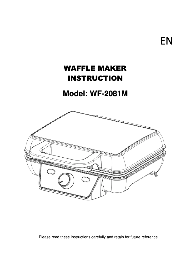 Página 1 del manual Manual de usuario VOX WF 2081