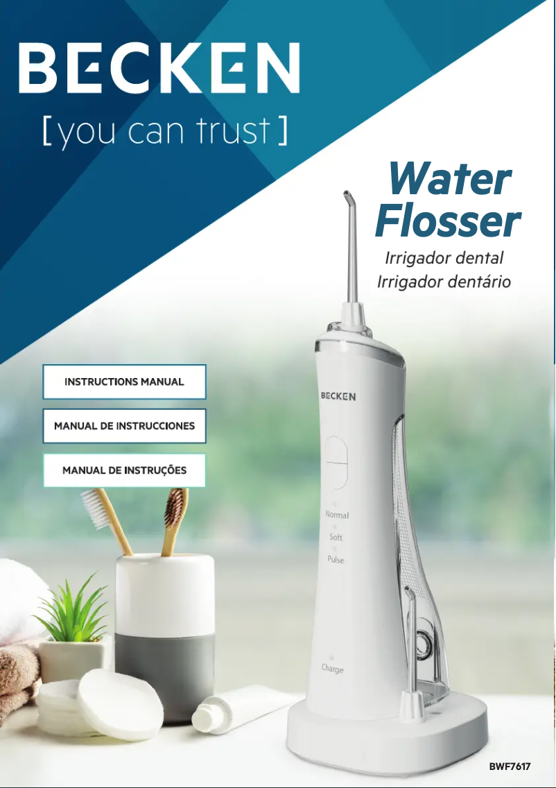 Page 1 de la notice Manuel utilisateur Becken BWF7617