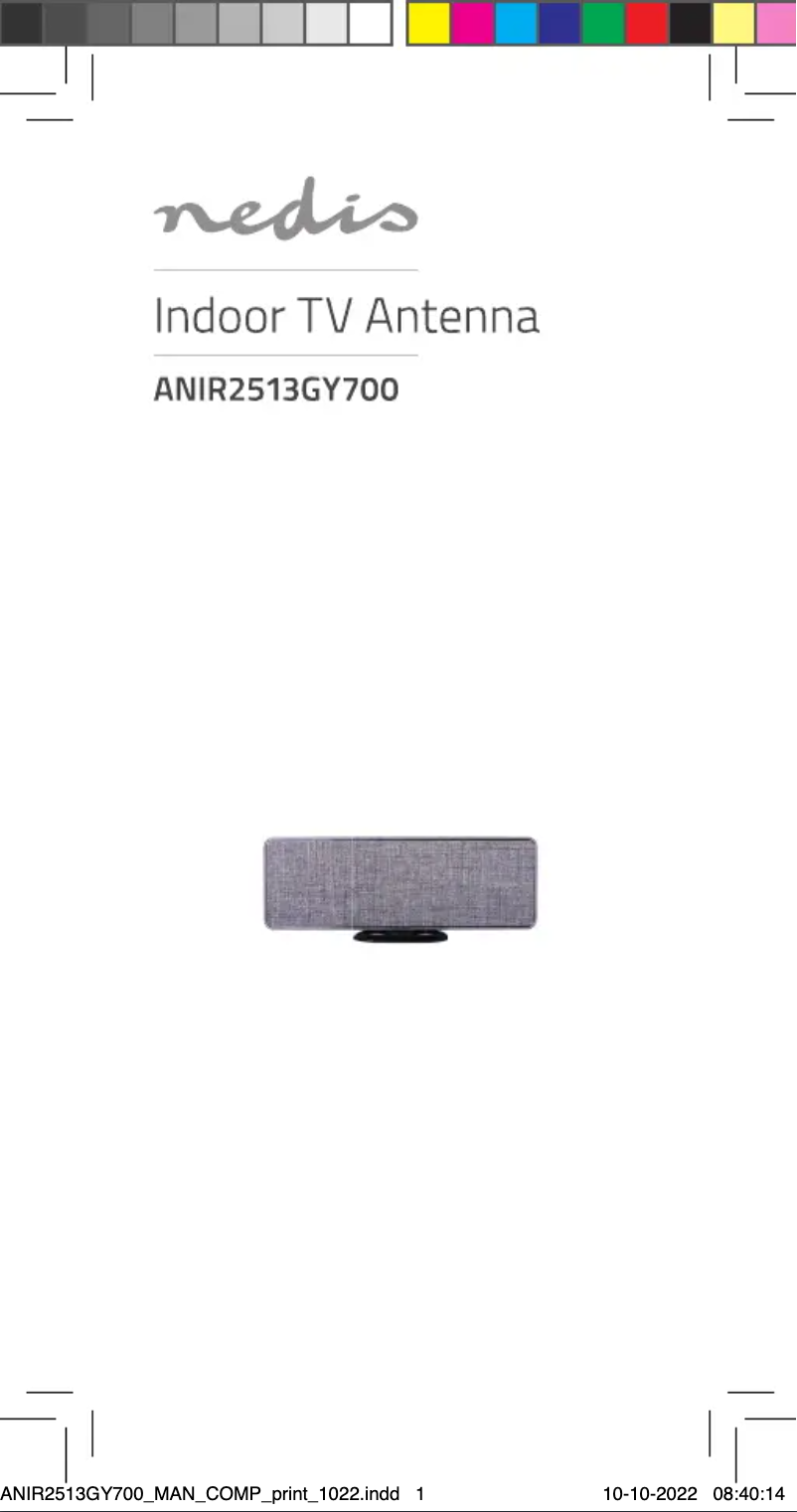 Image de la première page du manuel de l'appareil ANIR2513GY700