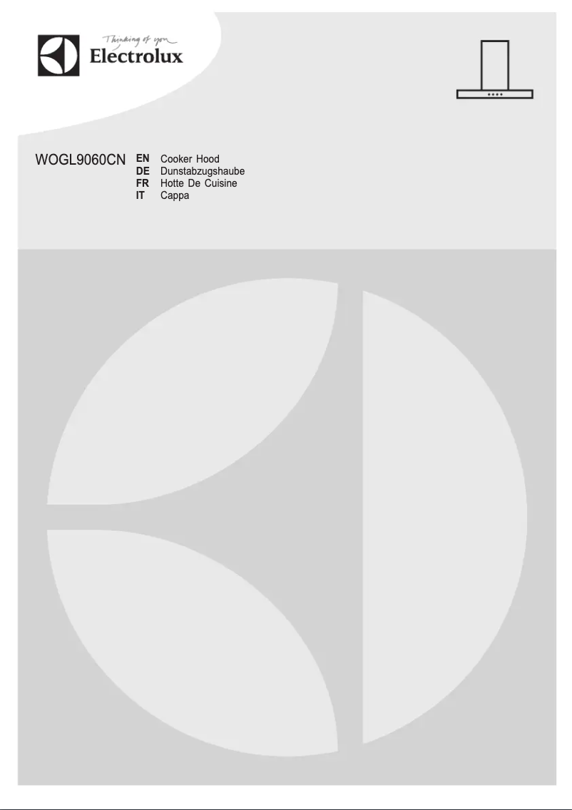 Page n°1 - Manuel utilisateur Electrolux WOGL9060CN