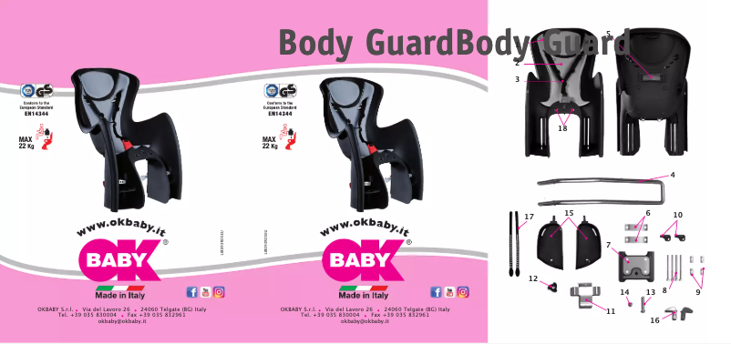 Page 1 of the manual User Manual OKBABY Body Guard