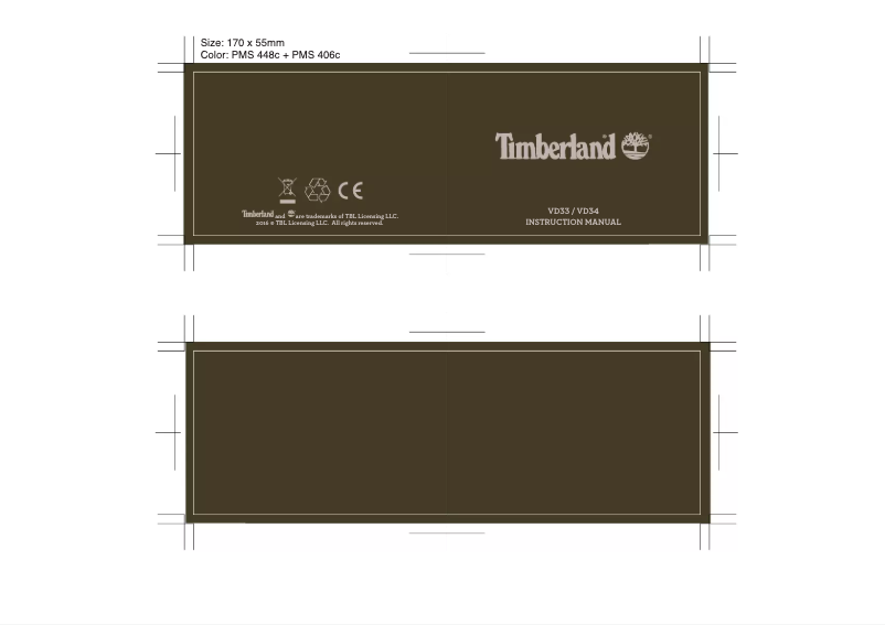 Image de la première page du manuel de l'appareil Westford TBL.15547