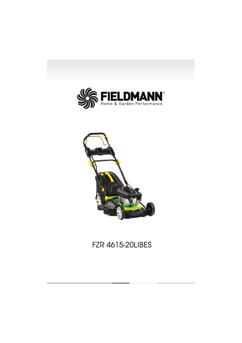 Page n°1 - Manuel utilisateur Fieldmann FZR 4615-20LiBES