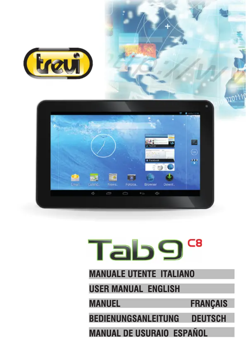 Page n°1 - Manuel utilisateur Trevi Tab 9 C8