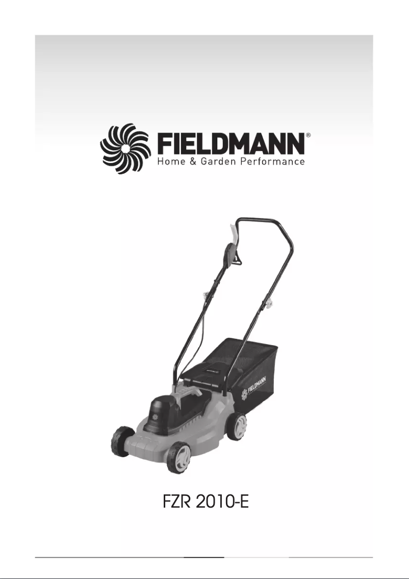 Image de la première page du manuel de l'appareil FZR 2010-E