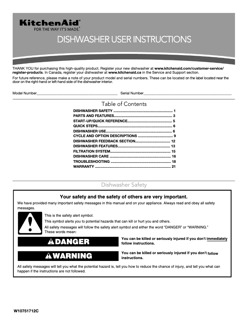 Page n°1 - Manuel utilisateur KitchenAid KDTM804ESS