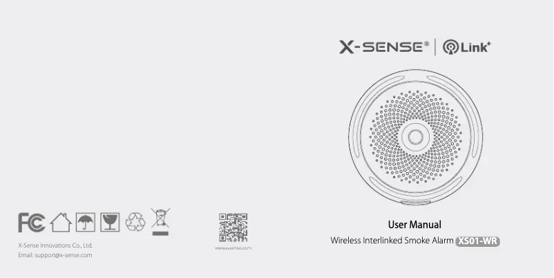 Page 1 of the manual User Manual X-Sense XS01-WR