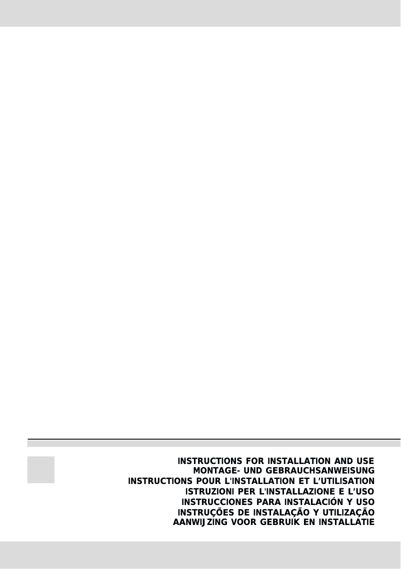 Page 1 de la notice Manuel utilisateur Candy CBG 61 N