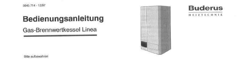 Image de la première page du manuel de l'appareil Linea