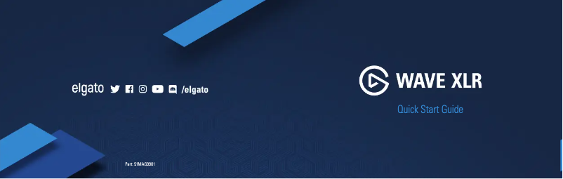 Página 1 del manual Guía de inicio rápido Elgato Wave XLR