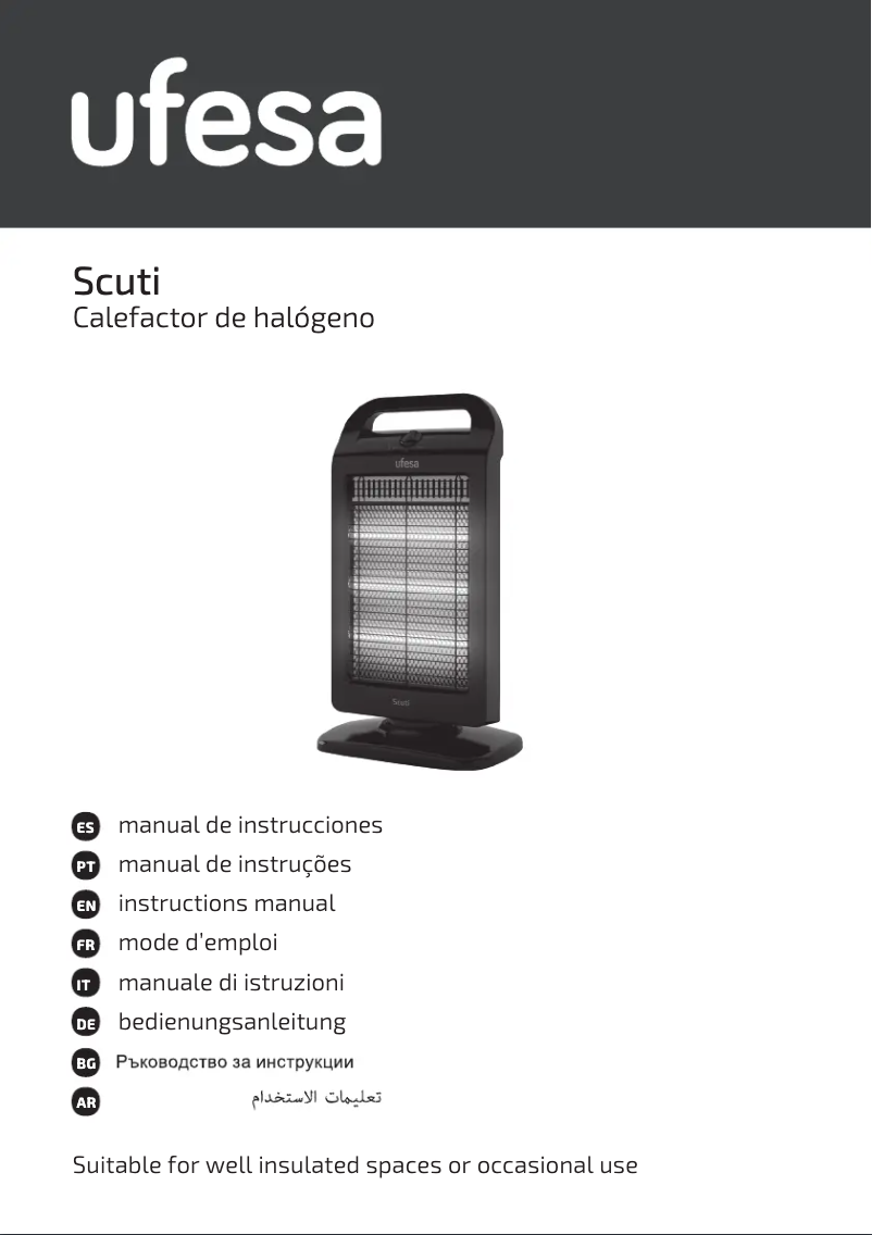 Page 1 de la notice Manuel utilisateur Ufesa Scuti