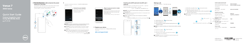Page n°1 - Guide d'installation Dell Venue 3741