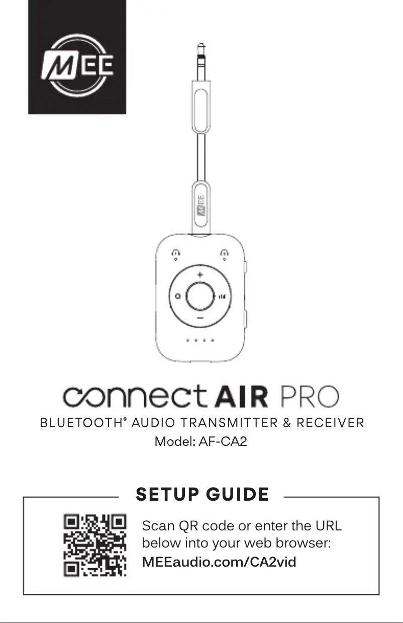 Page 1 de la notice Manuel utilisateur MEE audio Connect Air