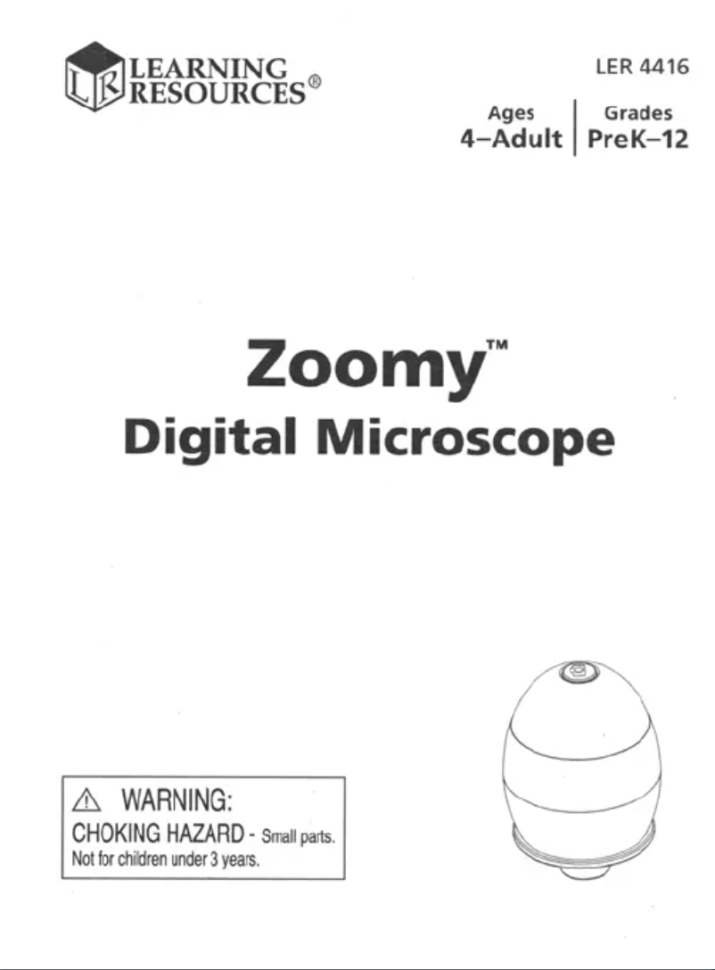 Imagen de la primera página del manual del dispositivo Zoomy