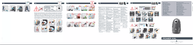 Page n°1 - Manuel utilisateur Rowenta Power XXL RO3142